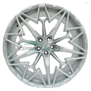 Khomen Wheels 10x22/5x112 ET30 D66,6 ZEUS 2202 (X5/X6/X7/Cullinan) Brilliant Silver