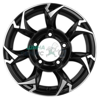 Khomen Wheels 5,5x15/5x139,7 ET-20 D108,1 KHW1505 (Jimny) Black-FP