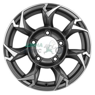 Khomen Wheels 5,5x15/5x139,7 ET5 D108,1 KHW1505 (Jimny) Gray-FP