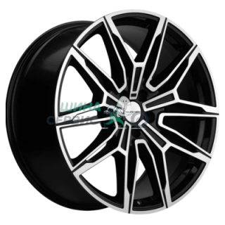 Khomen Wheels 9,5x21/5x112 ET37 D66,6 KHW2105 (X5/X6/X7осн.) Black-FP