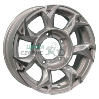 Khomen Wheels 5,5x15/5x139,7 ET5 D108,1 KHW1505 (Jimny) F-Silver-FP