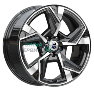 K&K 7,5x18/5x112 ET43 D66,6 Кайан (КС1012) Алмаз черный