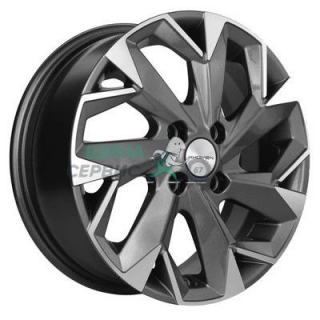 Khomen Wheels 5,5x14/4x100 ET43 D67,1 KHW1402 Gray-FP