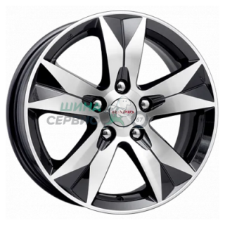 K&K 6,5x16/5x114,3 ET47 D66,1 Crossline-оригинал (КС713) Алмаз черный