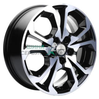 Khomen Wheels 7x17/5x108 ET33 D60,1 KHW1711 (Chery Tiggo/Tiggo 7 Pro) Black-FP