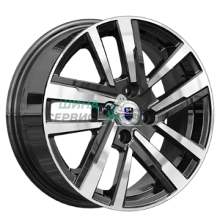 K&K 6x15/4x100 ET45 D67,1 Хант (КС1034) Алмаз черный