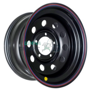 Off-Road Wheels 7x16/5x139,7 ET25 D110 УАЗ Х (треуг. мелкий) черный (с увелич.полкой)