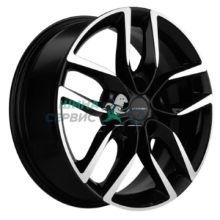 Khomen Wheels 6,5x17/5x108 ET43 D65,1 KHW1708 (DFM AX 7) Black-FP