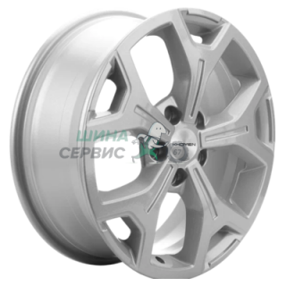 Khomen Wheels 7x17/5x108 ET33 D60,1 KHW1710 (Chery Tiggo/Tiggo 7 Pro) F-Silver