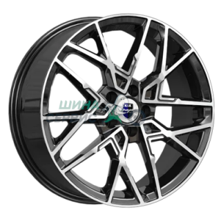 K&K 7x18/5x114,3 ET40 D66,1 Вудроф (КС1044) Алмаз черный