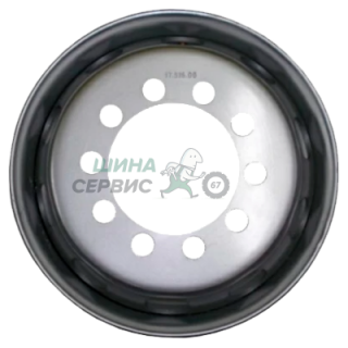 SRW 9x22,5/10x335 ET175 D281 10/335/281/175 Silver (14 мм, уп.)