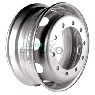 SRW 8,5x24/10x335 ET180 D281 Silver (16 мм) Камаз 6580 / Вольво / Скания / Ман / Мерседес 4 750 кг (б/к)
