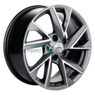 Khomen Wheels 7x17/5x110 ET46 D63,3 KHW1714 (Changan CS35/CS35 Pro) Gray-FP