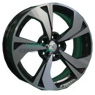 Khomen Wheels 7x17/5x108 ET40 D54,1 KHW1724 (Jac/Москвич 3) Black-FP