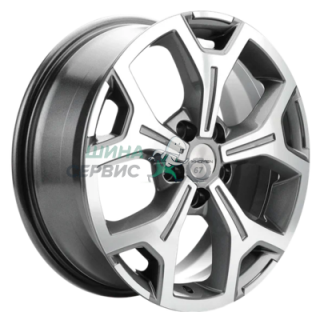 Khomen Wheels 6,5x17/5x120 ET55 D65,1 KHW1710(2) (VW Transporter) Gray-FP