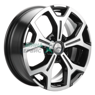 Khomen Wheels 6,5x17/5x120 ET55 D65,1 KHW1710(2) (VW Transporter) Black-FP