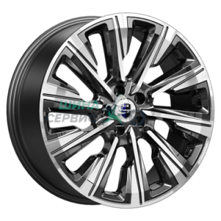 K&K 7,5x19/5x115 ET43 D70,2 Галего (КС1039) Алмаз черный