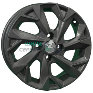 Khomen Wheels 5,5x14/4x100 ET43 D60,1 KHW1402 (Corolla/X-RAY/Logan) Gray