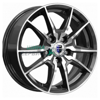 K&K 6,5x16/5x108 ET40 D67,1 Адамар (КС886) Алмаз черный SK