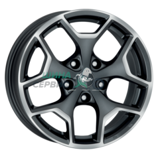 MAK 7,5x17/5x108 ET39 D72 Liberty Gunmetal Mirror Face