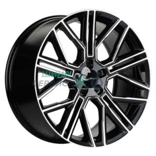 Khomen Wheels 9,5x21/5x114,3 ET40 D64,1 KHW2101 (Tesla) Black-FP