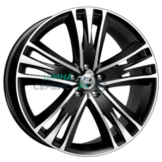 K&K 8,5x20/5x112 ET40 D57,1 Атлас (КС661M) Алмаз черный