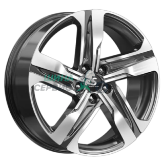 Premium Series 7,5x19/5x114,3 ET49 D67,1 КР004 (Sorento) Diamond Gloss Graphite (77568)