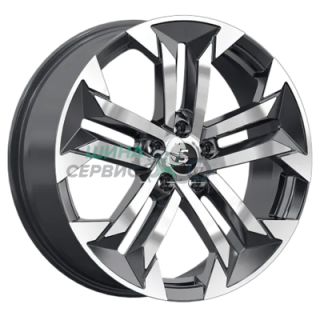 Premium Series 7,5x19/5x114,3 ET40 D64,1 КР015 (Haval F7/F7x) Diamond Black Gris