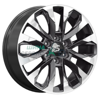 Premium Series 8x20/6x139,7 ET38 D67,1 КР007 (Pajero Sport) Diamond Black Gris