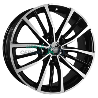 Khomen Wheels 7x18/5x114,3 ET45 D60,1 KHW1812 (Changan/Geely/Lexus/Suzuki/Toyota) Black-FP