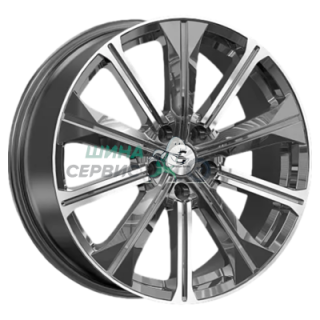 Premium Series 7x19/5x112 ET43 D57,1 КР013 (Tiguan) Diamond Gloss Graphite