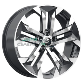Premium Series 7,5x19/5x108 ET36 D65,1 КР015 (Exeed TXL/VX) Diamond Black Gris
