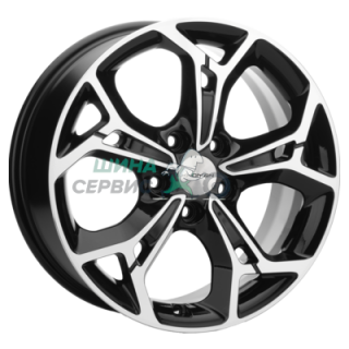 Khomen Wheels 7x17/5x110 ET46 D63,3 KHW1702 (Changan CS35/CS35 Pro) Black-FP