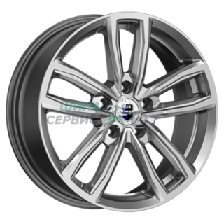 K&K 6,5x17/5x139,7 ET40 D98,1 Каланг (КС1086) Дарк платинум