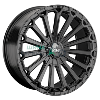LS FlowForming 9x20/6x139,7 ET25 D100,1 RC80 BK (конус, Колпак+лого)