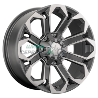 LS 9x18/6x139,7 ET20 D106,1 1366 MGMF (конус, Колпак+лого)
