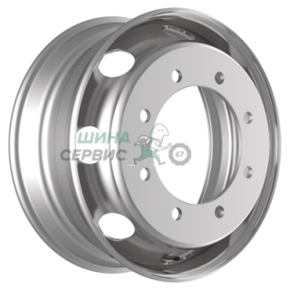 Accuride 6,75x19,5/8x275 ET136 D221 M20 Silver (RZB35654OE) (10,5 мм) 2 500 кг