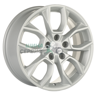 Khomen Wheels 7x17/5x114,3 ET45 D60,1 KHW1713 (Geely Atlas Pro) F-Silver
