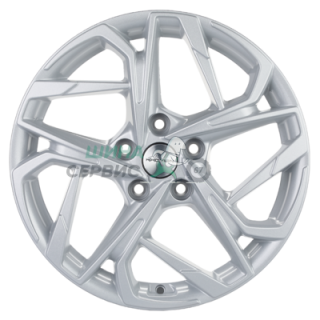 Khomen Wheels 7x17/5x110 ET46 D63,3 KHW1716 (Changan CS35/CS35 Pro) F-Silver