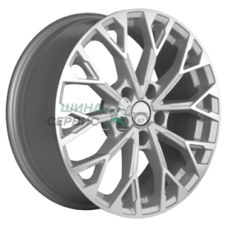 Khomen Wheels 7x17/5x110 ET45 D67,1 KHW1718 (Dongfeng 580) F-Silver-FP
