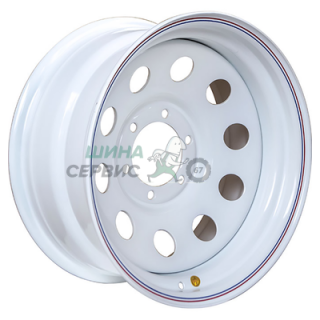 Off-Road Wheels 7x16/6x139,7 ET30 D110 Тойота Ниссан Белый (с увелич. полкой)