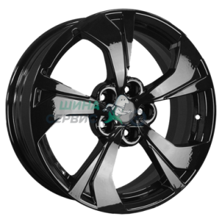 Khomen Wheels 7x17/5x110 ET46 D63,3 KHW1724 (CS35 Plus) Black